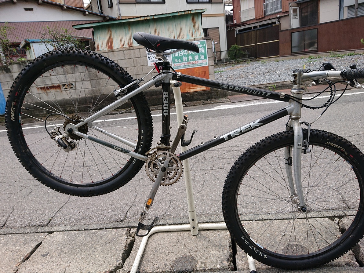 Trekレトロmtbのカスタム じてんしゃrings